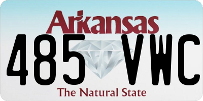 AR license plate 485VWC