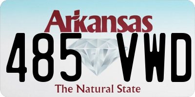 AR license plate 485VWD
