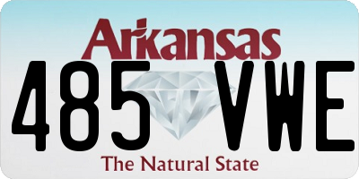 AR license plate 485VWE