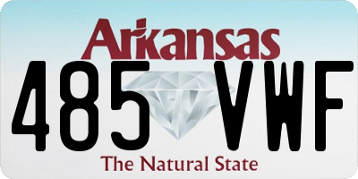 AR license plate 485VWF