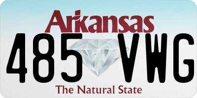 AR license plate 485VWG