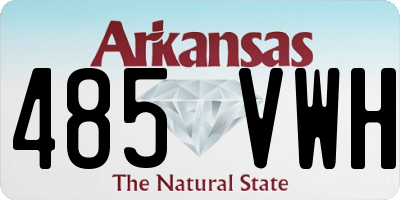 AR license plate 485VWH