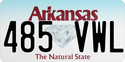 AR license plate 485VWL