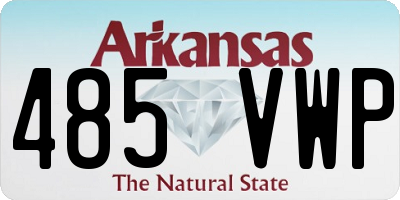 AR license plate 485VWP