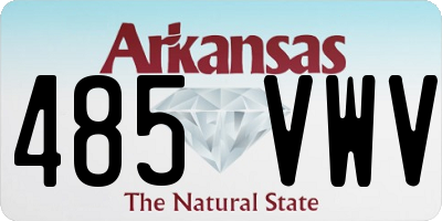 AR license plate 485VWV