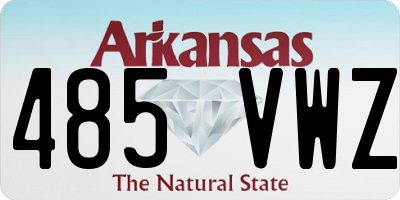 AR license plate 485VWZ