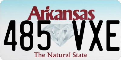 AR license plate 485VXE