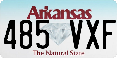 AR license plate 485VXF