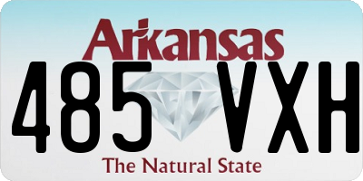 AR license plate 485VXH