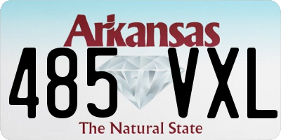 AR license plate 485VXL