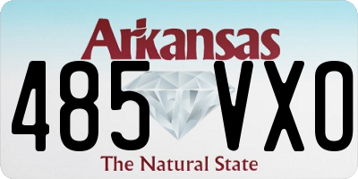 AR license plate 485VXO