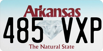 AR license plate 485VXP
