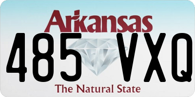 AR license plate 485VXQ