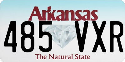 AR license plate 485VXR