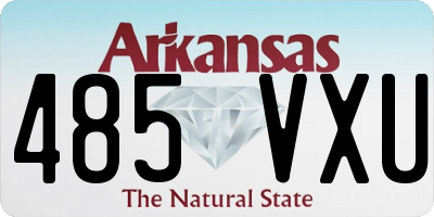 AR license plate 485VXU