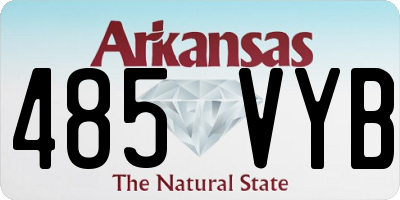 AR license plate 485VYB