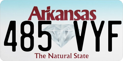 AR license plate 485VYF