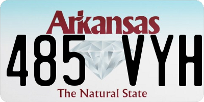 AR license plate 485VYH