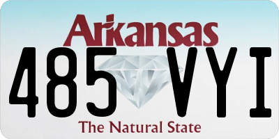 AR license plate 485VYI