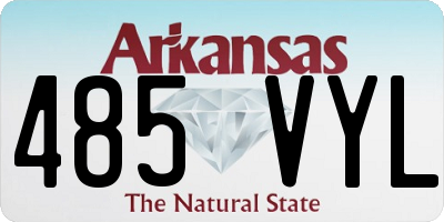 AR license plate 485VYL