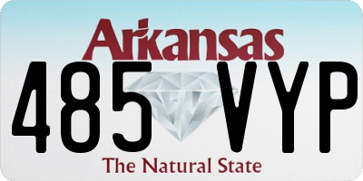 AR license plate 485VYP