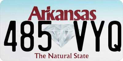 AR license plate 485VYQ