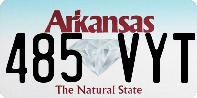 AR license plate 485VYT
