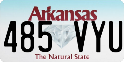 AR license plate 485VYU
