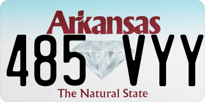 AR license plate 485VYY