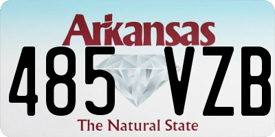 AR license plate 485VZB