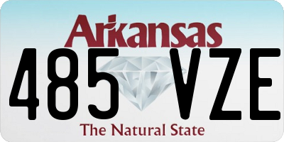 AR license plate 485VZE