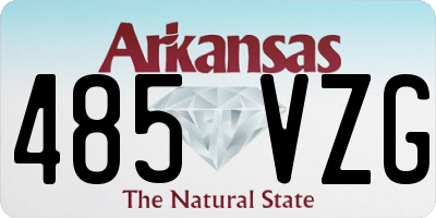AR license plate 485VZG