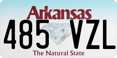 AR license plate 485VZL