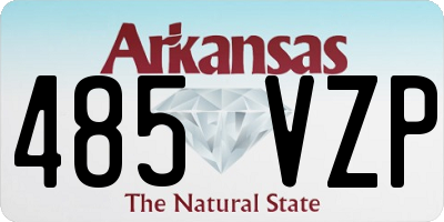 AR license plate 485VZP