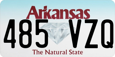 AR license plate 485VZQ