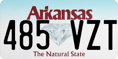 AR license plate 485VZT