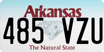 AR license plate 485VZU