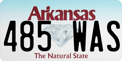 AR license plate 485WAS