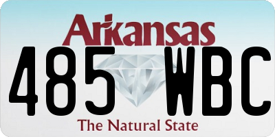 AR license plate 485WBC