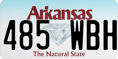 AR license plate 485WBH