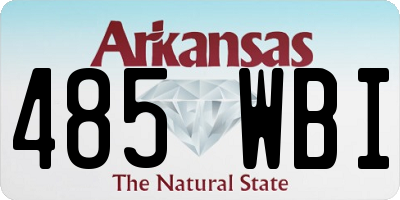 AR license plate 485WBI