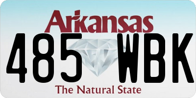 AR license plate 485WBK