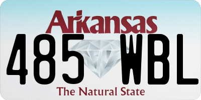 AR license plate 485WBL