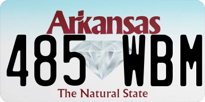 AR license plate 485WBM