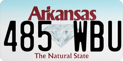 AR license plate 485WBU