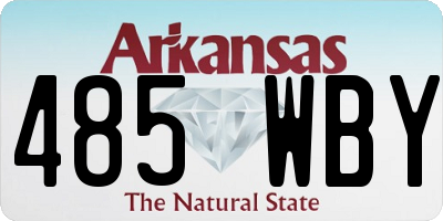 AR license plate 485WBY