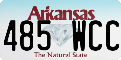 AR license plate 485WCC