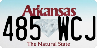 AR license plate 485WCJ