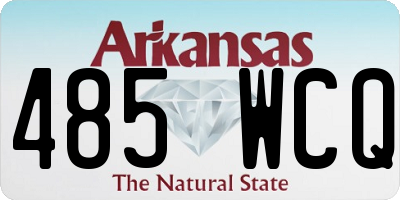 AR license plate 485WCQ