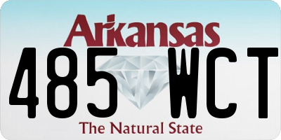 AR license plate 485WCT
